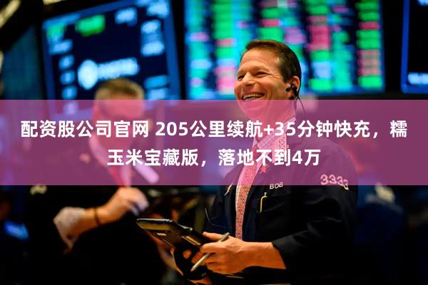 配资股公司官网 205公里续航+35分钟快充，糯玉米宝藏版，落地不到4万
